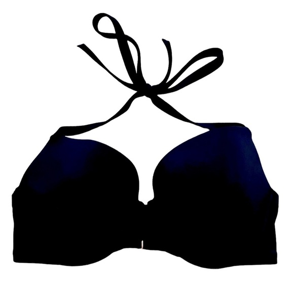 Shade&Shore black bikini padded top size 38D - Picture 1 of 4